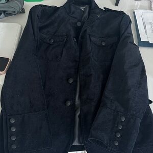 KENNETH COLE VELVET COAT SZ M